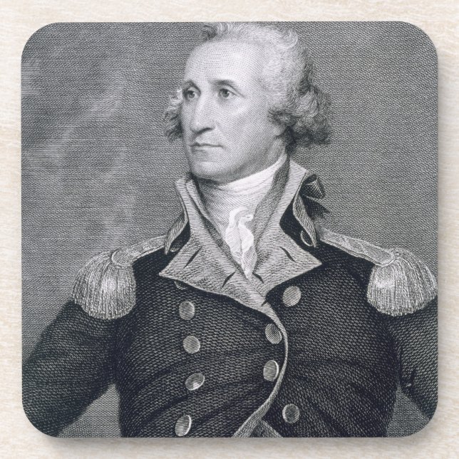 George Washington, engraved by Asher Brown Durand Coaster (Front)