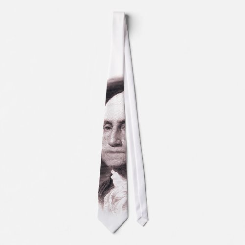George Washington fine steel engraving Tie