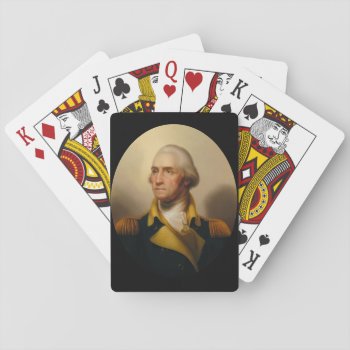George Washington  First U.s. President Playing Cards by encore_arts at Zazzle