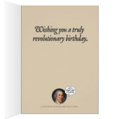 George Washington Founding Fathers Birthday Card (Inside (Right))