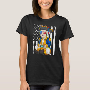 George Washington Gamer 4th Of July American Gamer T-Shirt