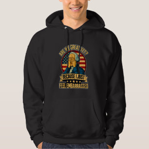 George Washington Humor Facepalm Funny Retro Joke  Hoodie