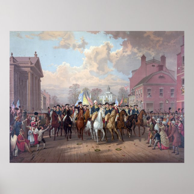 "George Washington in New York" poster/print Poster (Front)