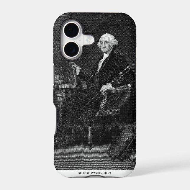 George Washington Iphone Case (Back)