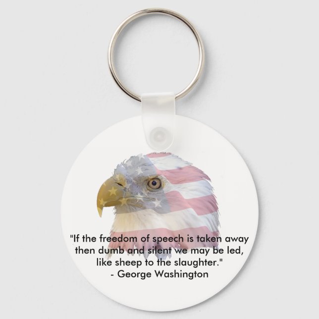 George Washington Keychain (Front)