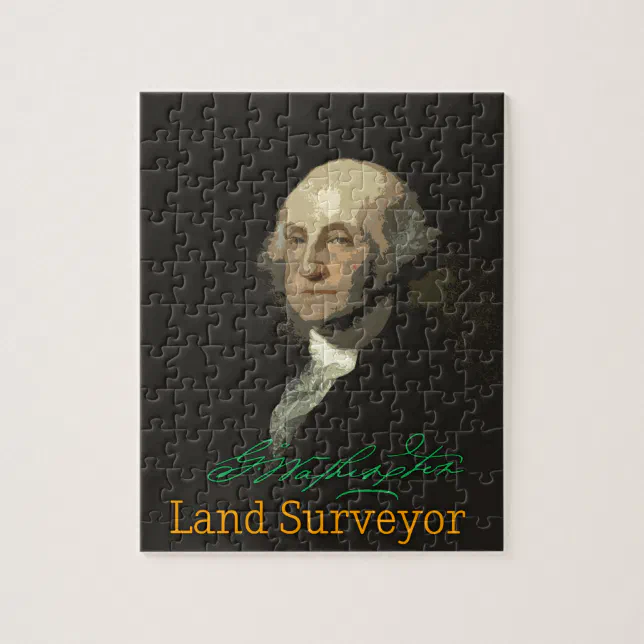 Washington Land Surveyor Jigsaw Puzzle Zazzle