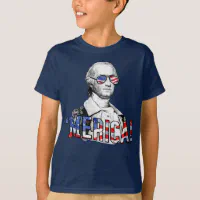 Funny 4th of July shirts George Washington Patriotic USA 4th of july t  shirts