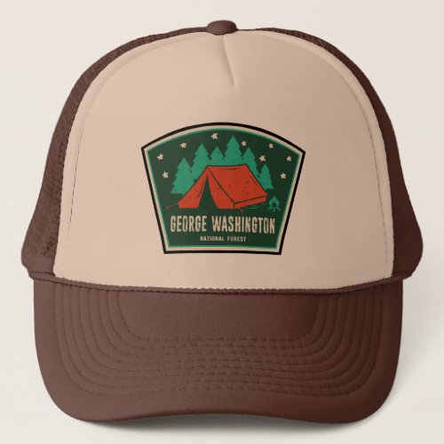 George Washington National Forest Camping Trucker Hat