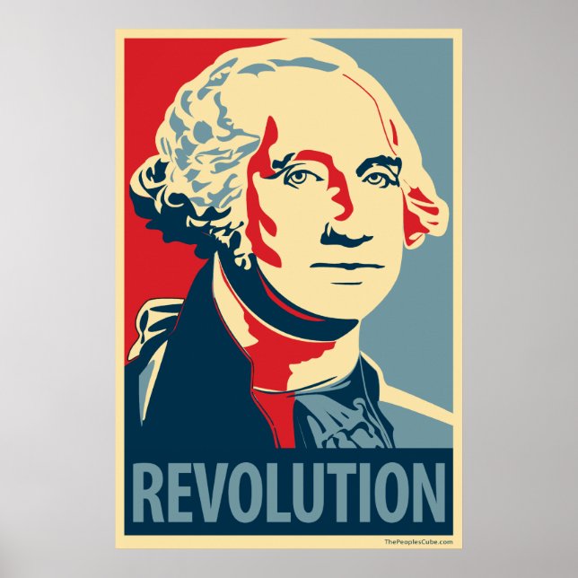 George Washington: Obama parody poster (Front)