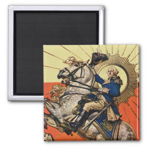 George Washington on Horseback Magnet