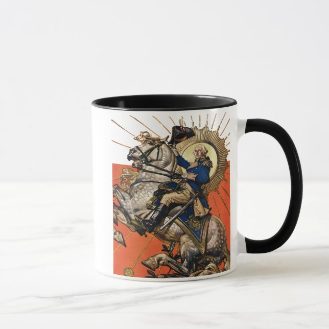 George Washington on Horseback Mug (Right)