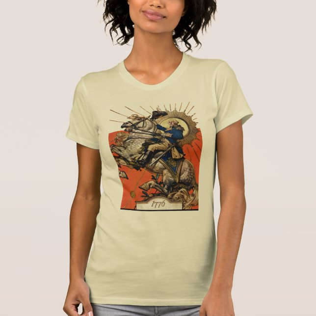George Washington on Horseback T-Shirt (Front)