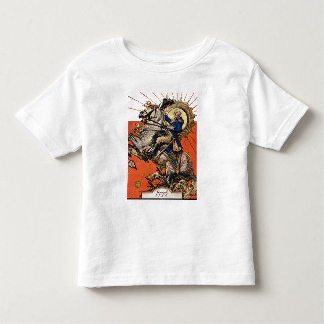 George Washington on Horseback Toddler T-shirt (Front)