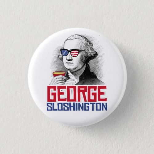 George Washington Party Bro Button