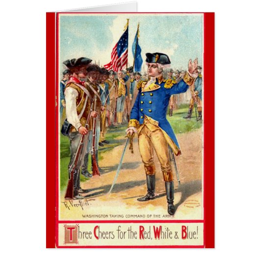 George Washington Patriotic Cards (Front)