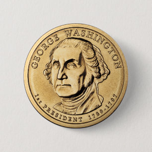 George Washington Pinback Button