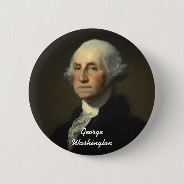 George Washington Pinback Button (Front)