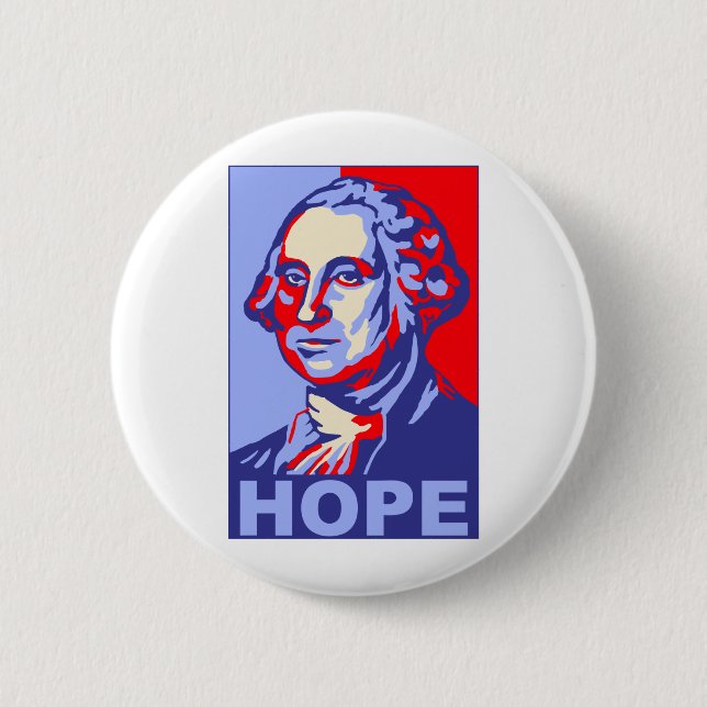 George Washington Pinback Button (Front)