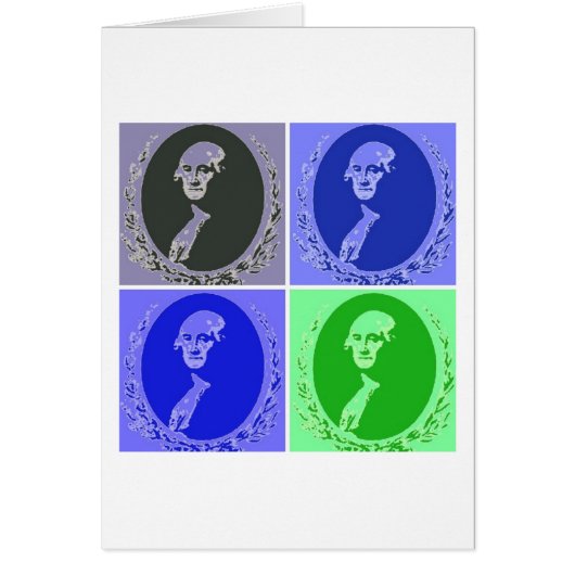 George Washington PopArt Cards (Front)