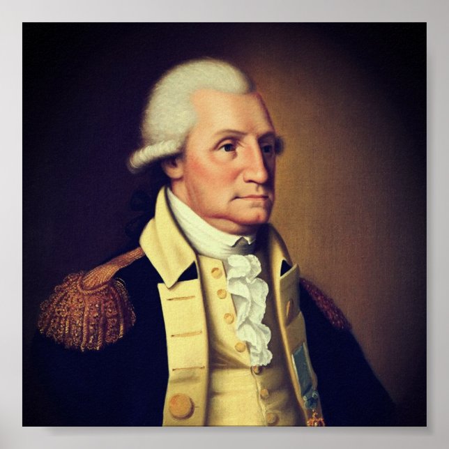 George Washington portrait (1790) Poster (Front)
