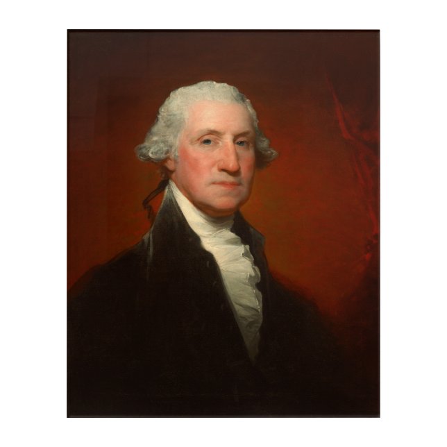 George Washington Portrait Acrylic Print (Front)