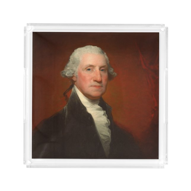 George Washington Portrait Acrylic Tray (Front)