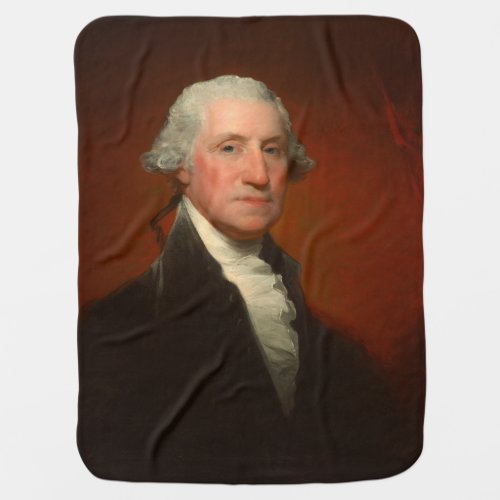 George Washington Portrait Baby Blanket