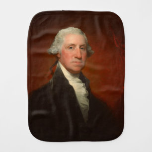George Washington Portrait Baby Burp Cloth