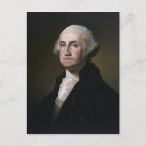 George Washington Portrait by Rembrandt Peale _ Postcard