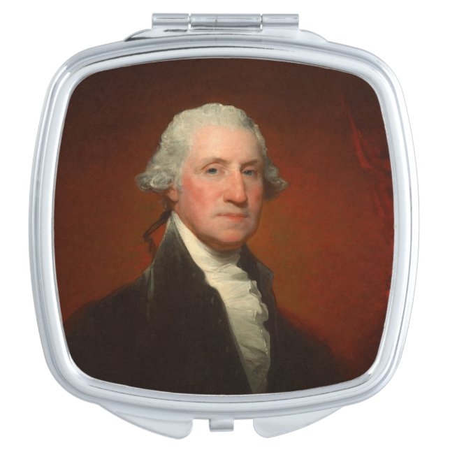 George Washington Portrait Compact Mirror (Front)