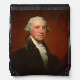 George Washington Portrait Drawstring Bag