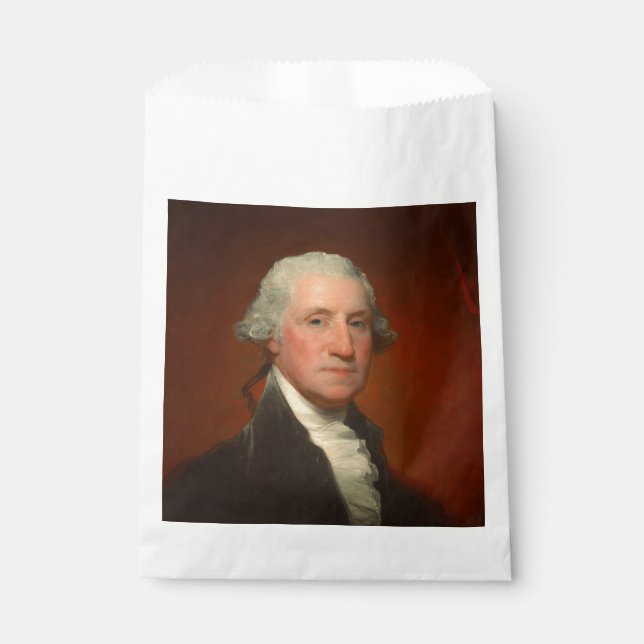 George Washington Portrait Favor Bag (Front)