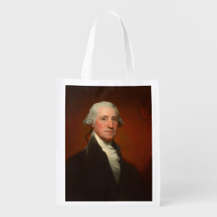 George Washington Portrait Grocery Bag