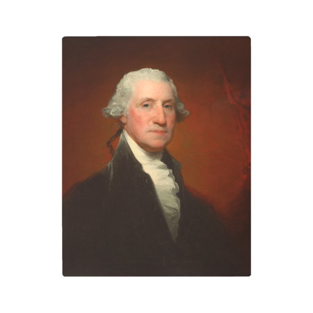 George Washington Portrait Metal Print (Front)
