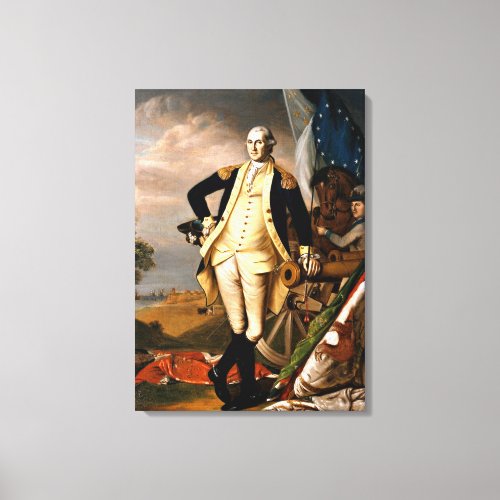 George Washington portrait of the first president Canvas Print