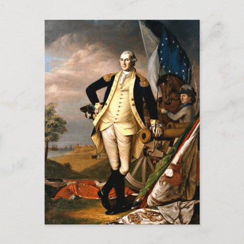 George Washington portrait of the first president Postcard