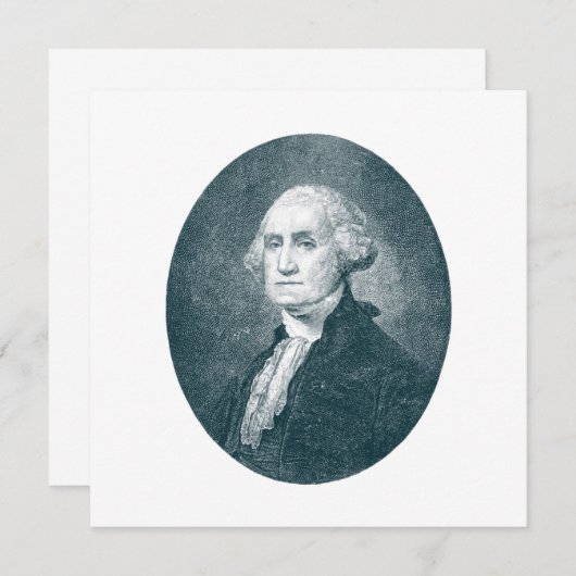 George Washington Portrait Oval (Front/Back)