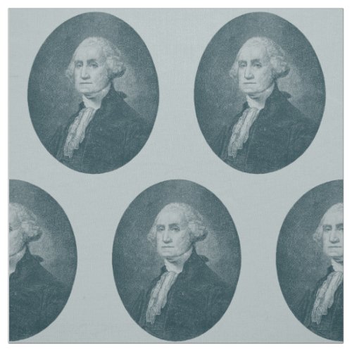 George Washington Portrait Oval Fabric