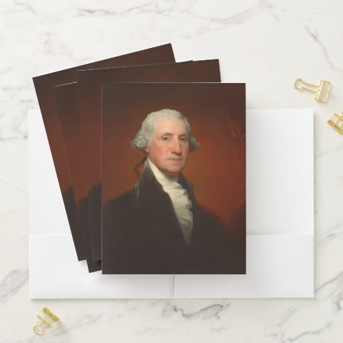 George Washington Portrait Pocket Folder