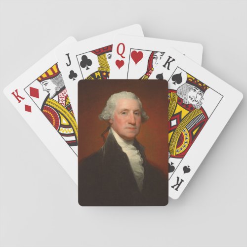 George Washington Portrait Poker Cards