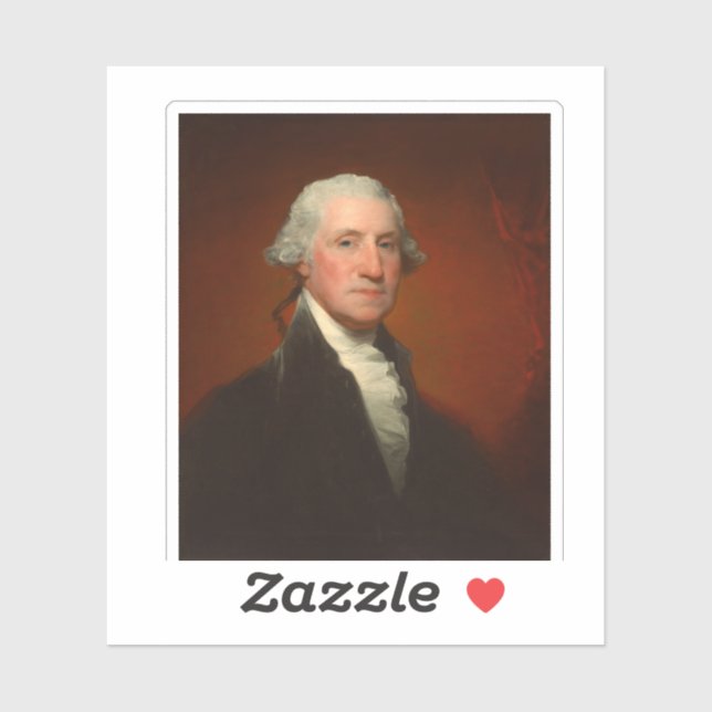 George Washington Portrait Sticker (Sheet)