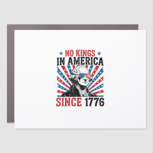 George Washington Protest Sign No Kings In America