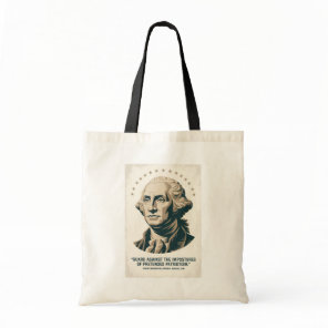 George Washington Quote American President Art Tote Bag