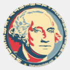 George Washington Classic Round Sticker | Zazzle.com