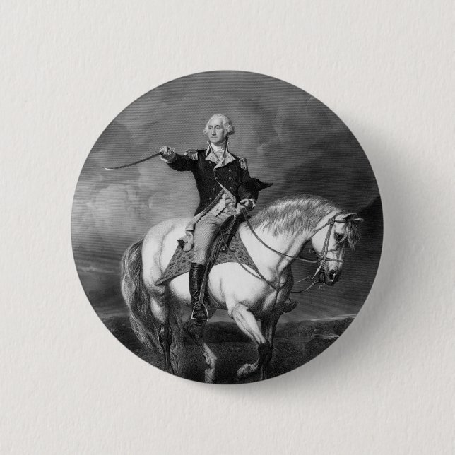 George Washington Salute button (Front)