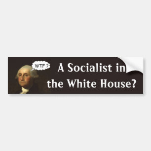 George Washington Spinning in His Grave Bumper Sticker