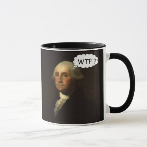 George Washington Spinning in His Grave Funny Mug