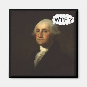 George Washington Spinning in His Grave Magnet