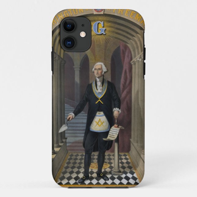 George Washington, The Mason Case-Mate iPhone Case (Back)