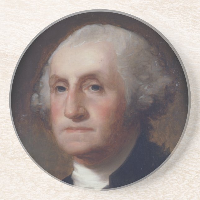 George Washington - Thomas Sulley  (1820) Sandstone Coaster (Front)